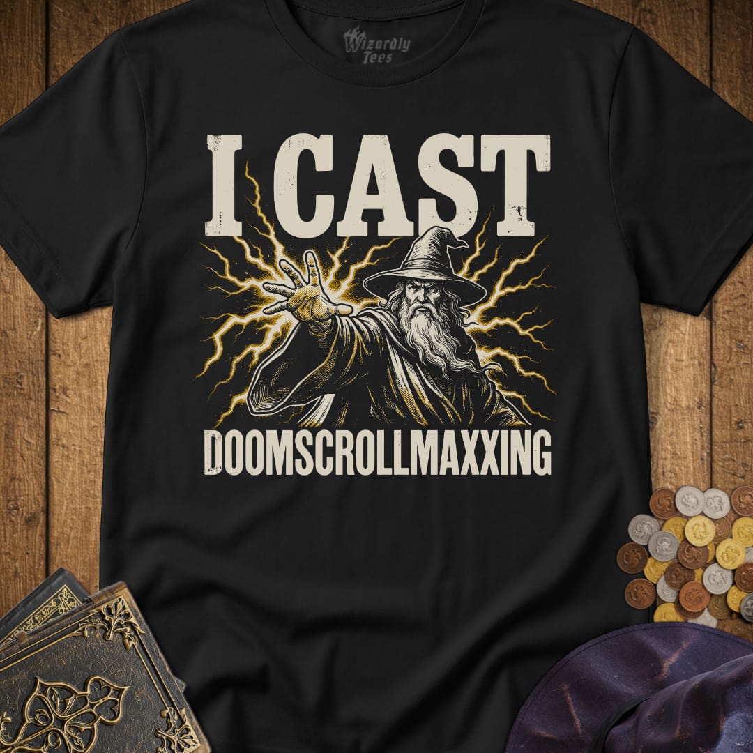I Cast Doomscrollmaxxing T-Shirt