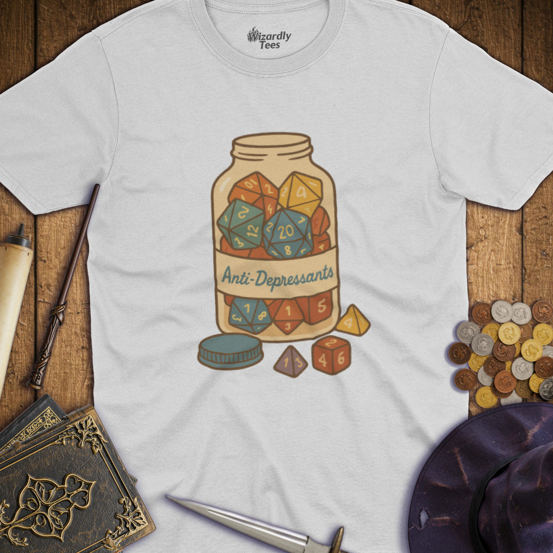 Antidepressants Dice T-shirt