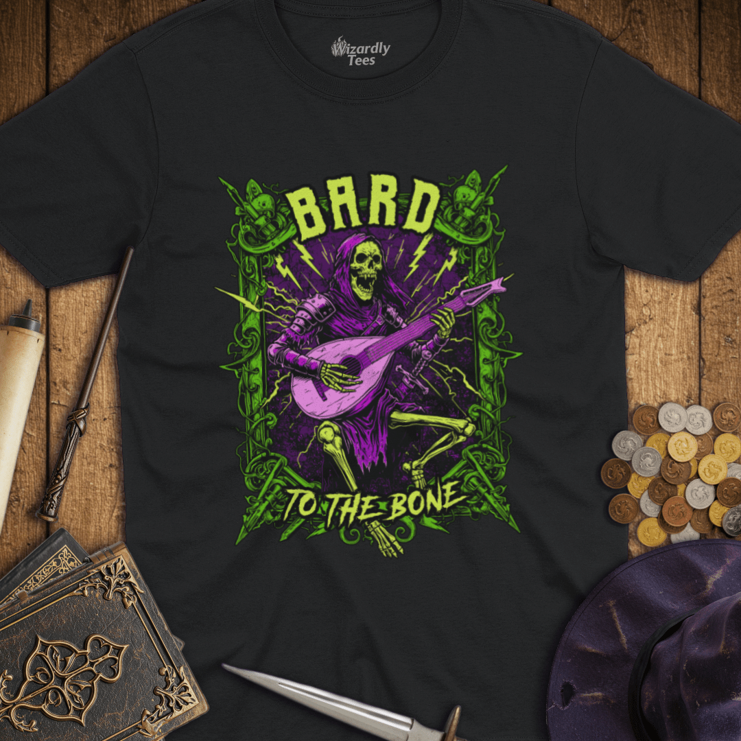 Bard to the Bone Neon T-shirt