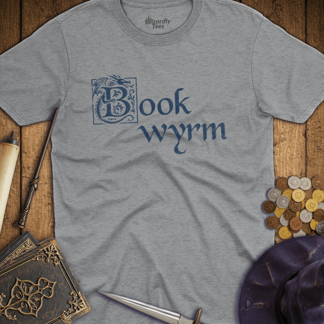 Book Wyrm Illuminated T-Shirt