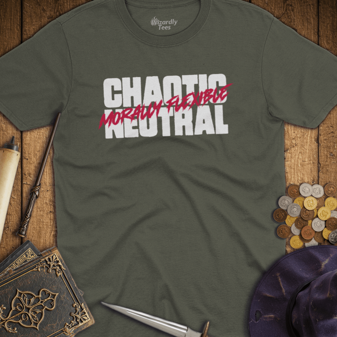 Chaotic Neutral Morally Flexible T-Shirt