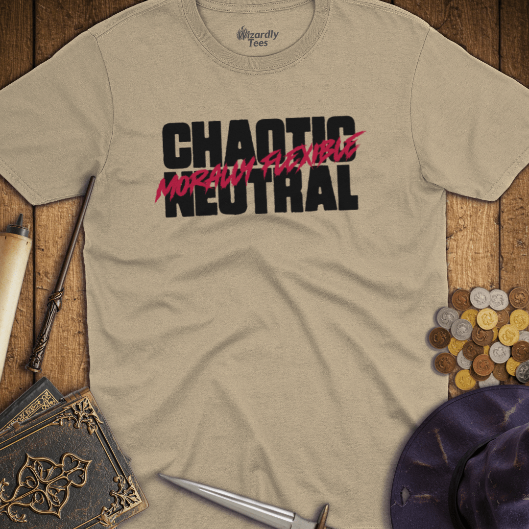 Chaotic Neutral Morally Flexible T-Shirt