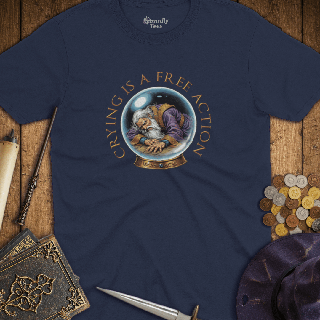 Crying is a Free Action T-shirt