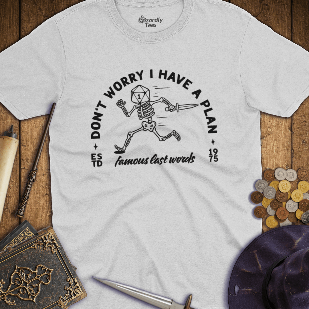 Don't Worry I Have A Plan T-shirt