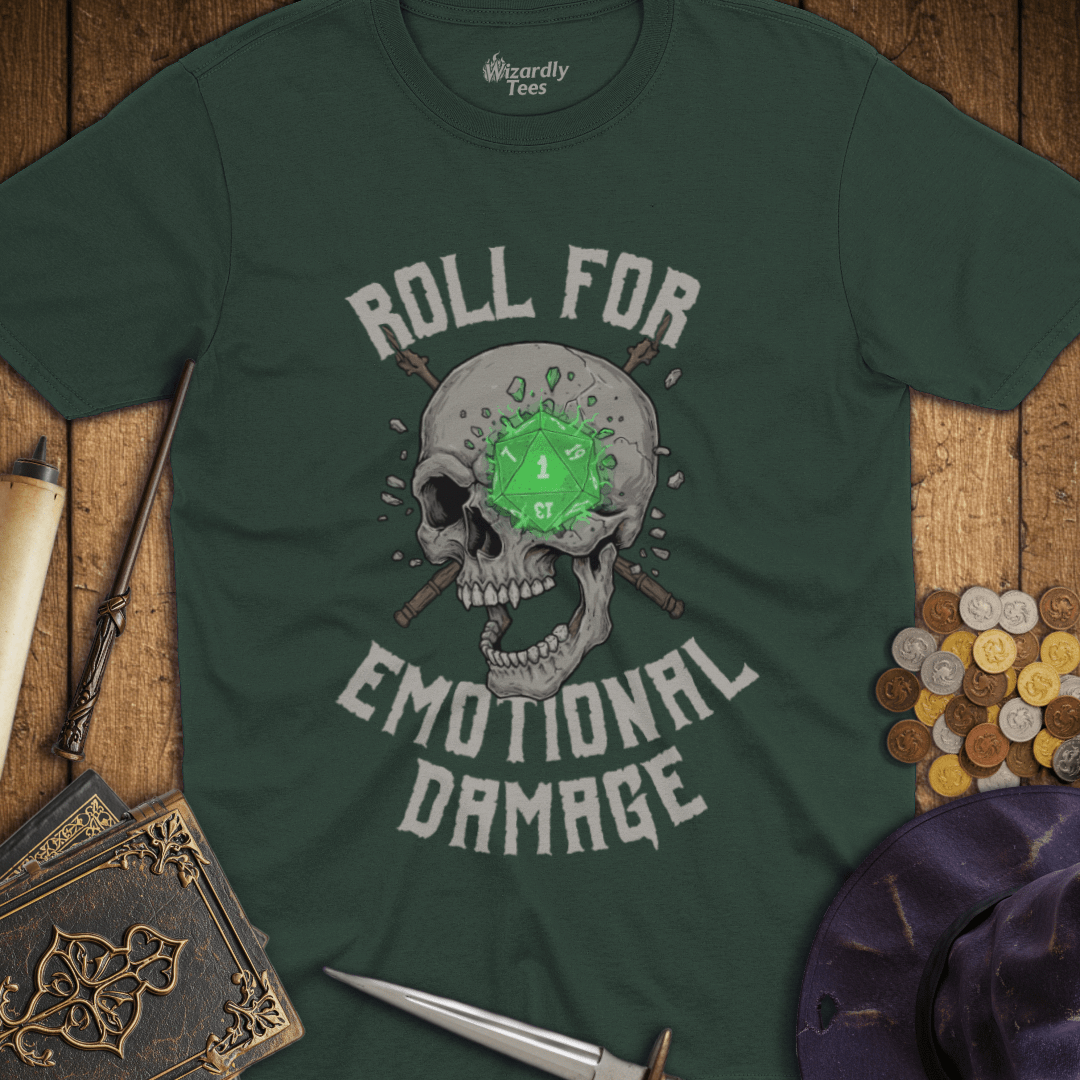 Roll For Emotional Damage T-shirt
