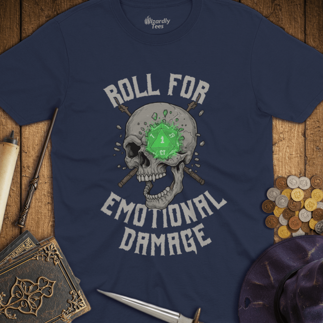 Roll For Emotional Damage TALL T-Shirt