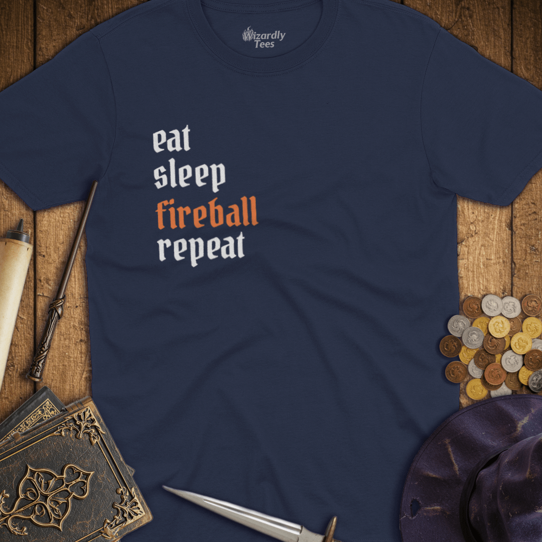 Eat Sleep Fireball T-Shirt