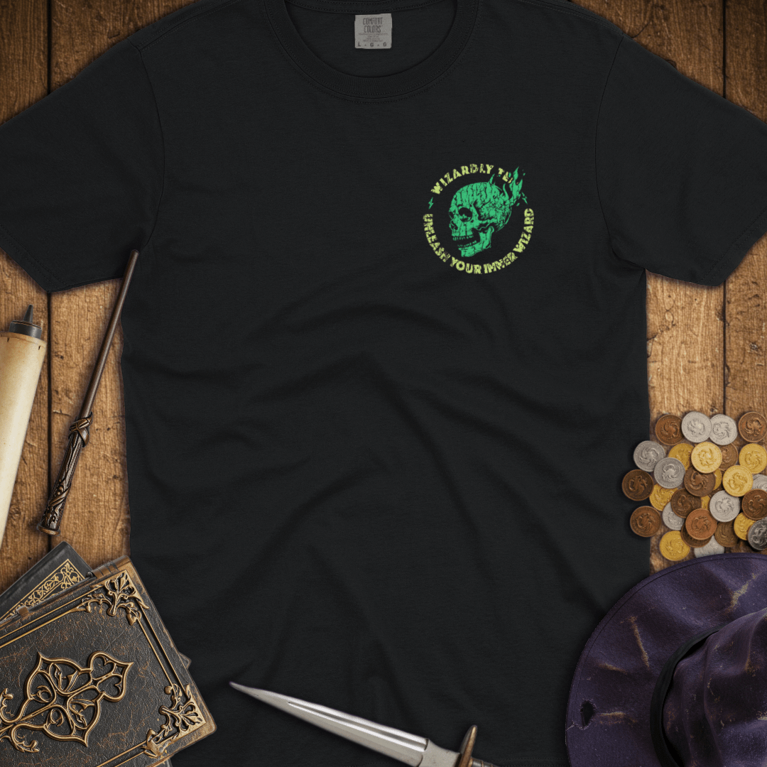 I Cast Fireball Green Premium T-Shirt