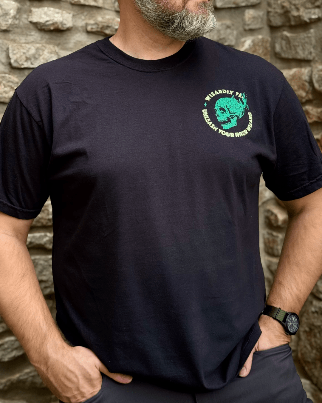 I Cast Fireball Green Premium T-Shirt