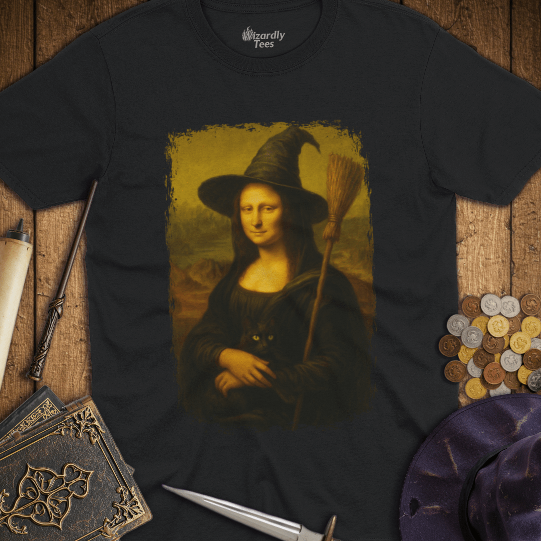 Mona Lisa Witch T-Shirt