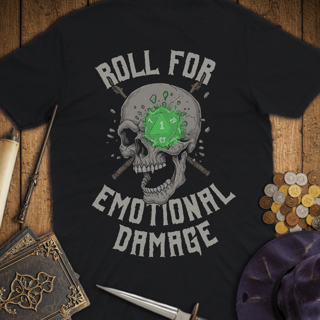 Roll For Emotional Damage Premium T-Shirt