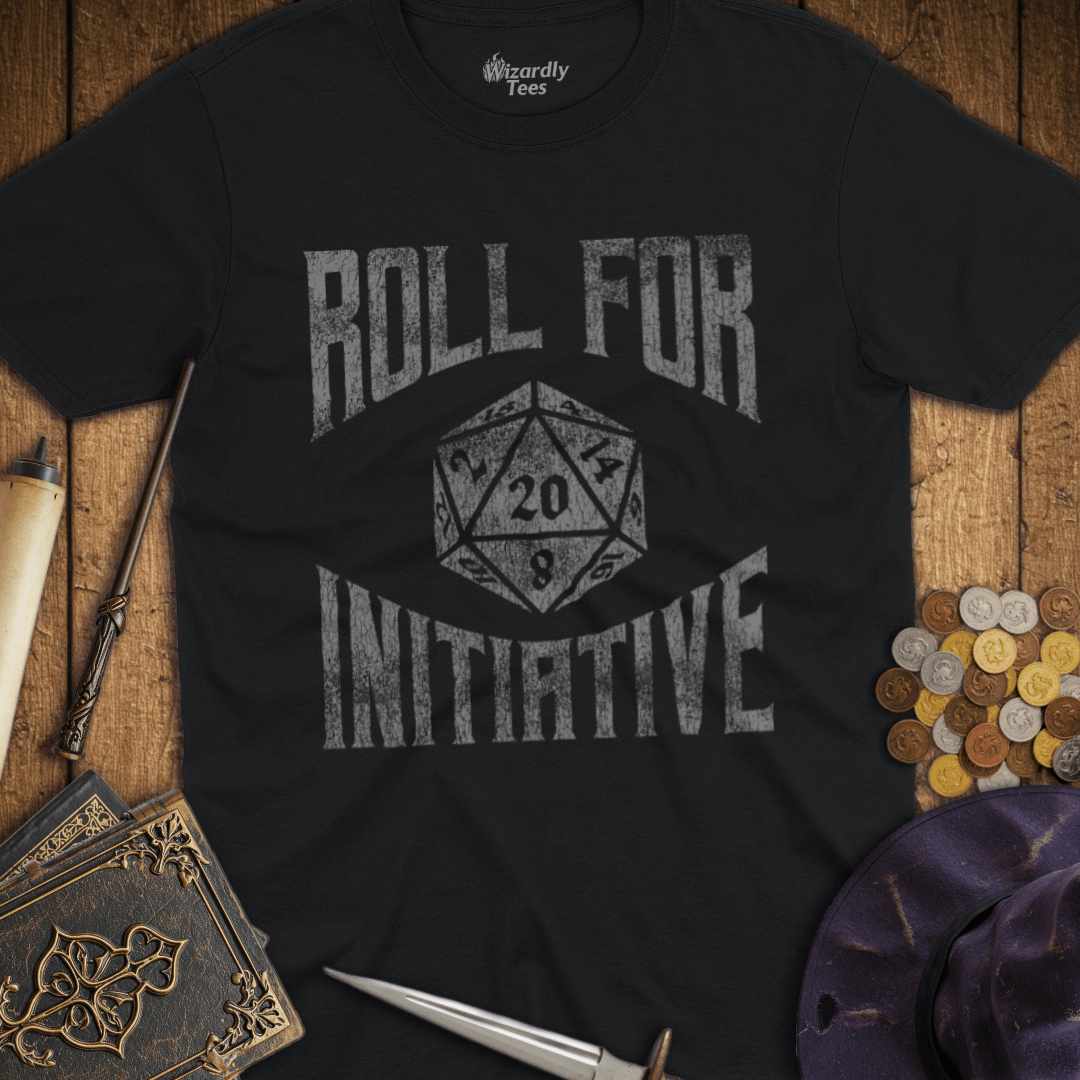 Roll For Initiative D20 T-Shirt
