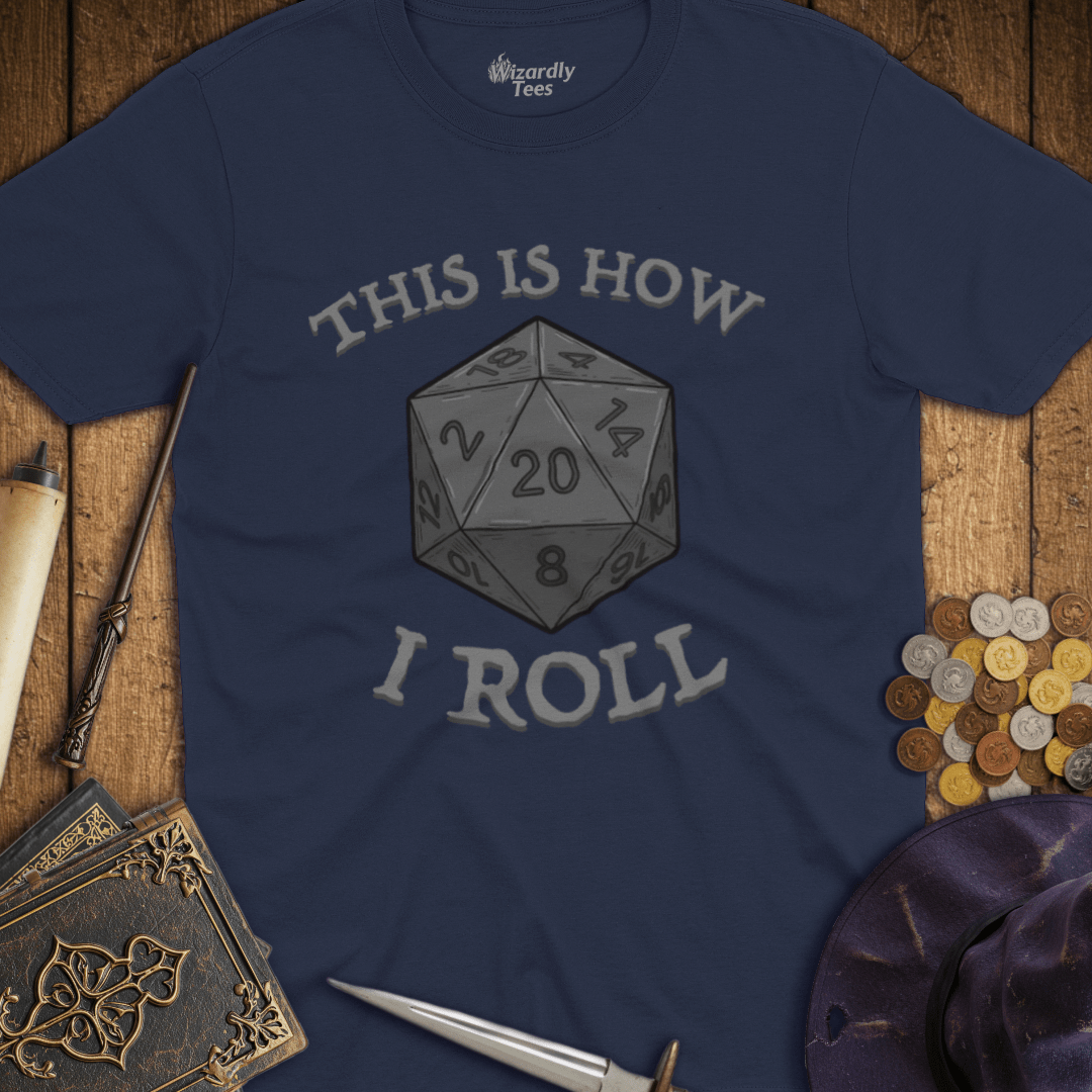 This is How I Roll - Gray T-shirt
