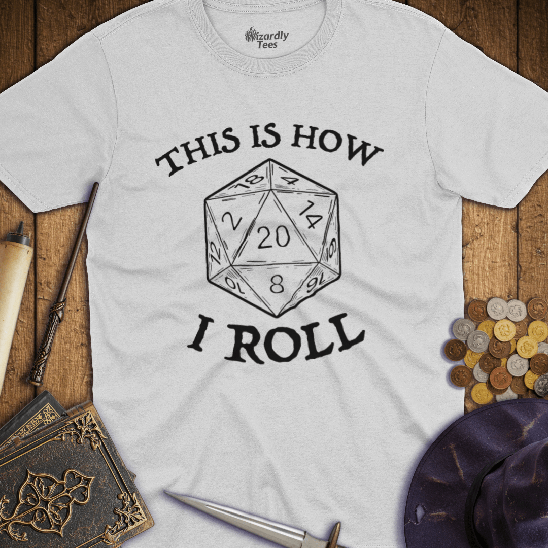 This is How I Roll - White T-shirt