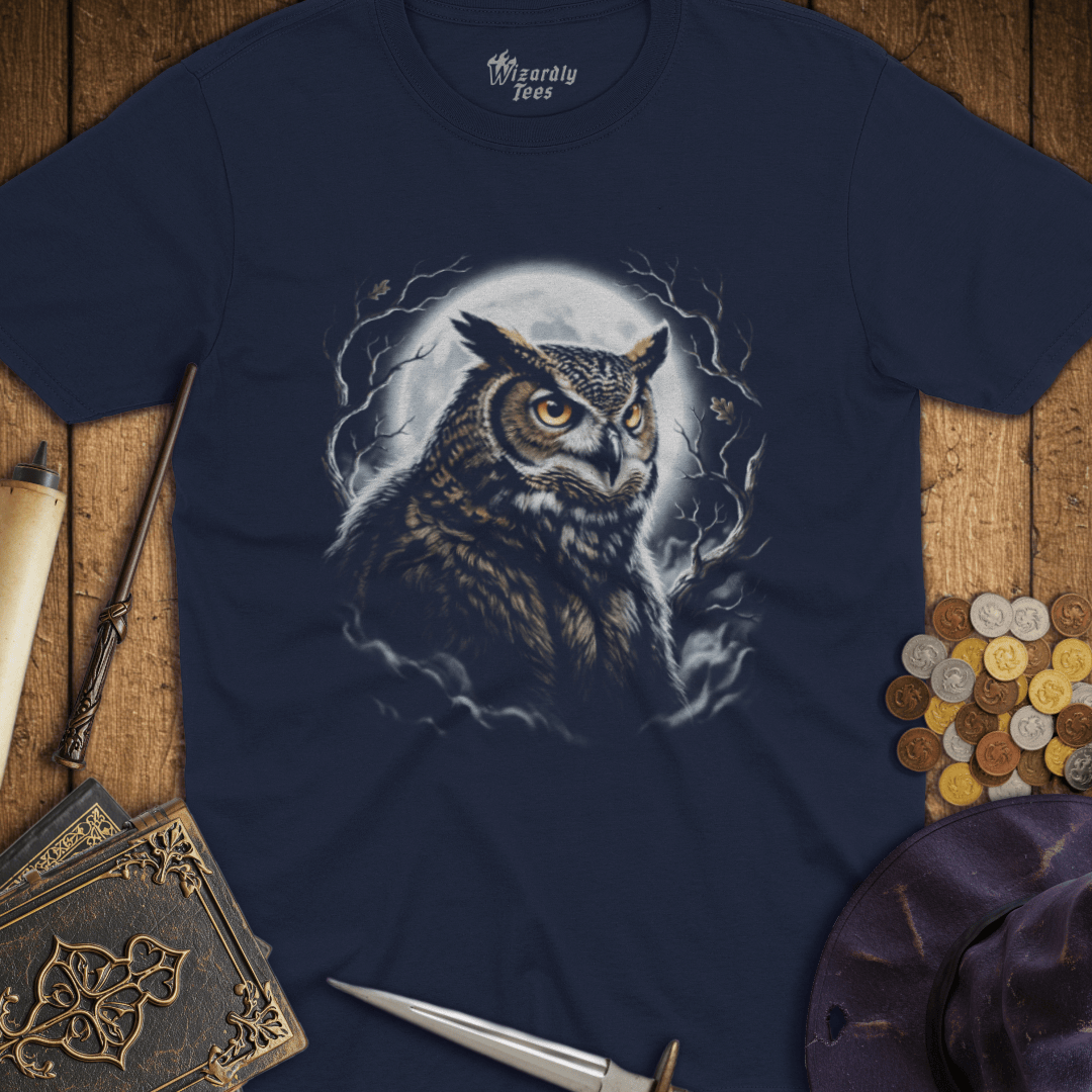 Owlbear Moon Portrait T-Shirt