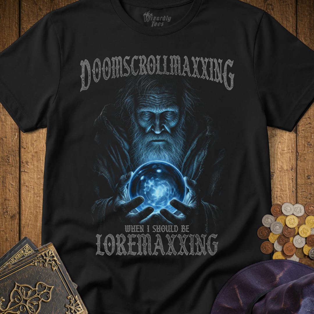 Doomscrollmaxxing When I Should Be Loremaxxing T-Shirt
