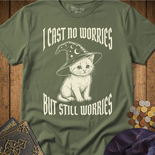 I Cast No Worries But Still Worries T-Shirt