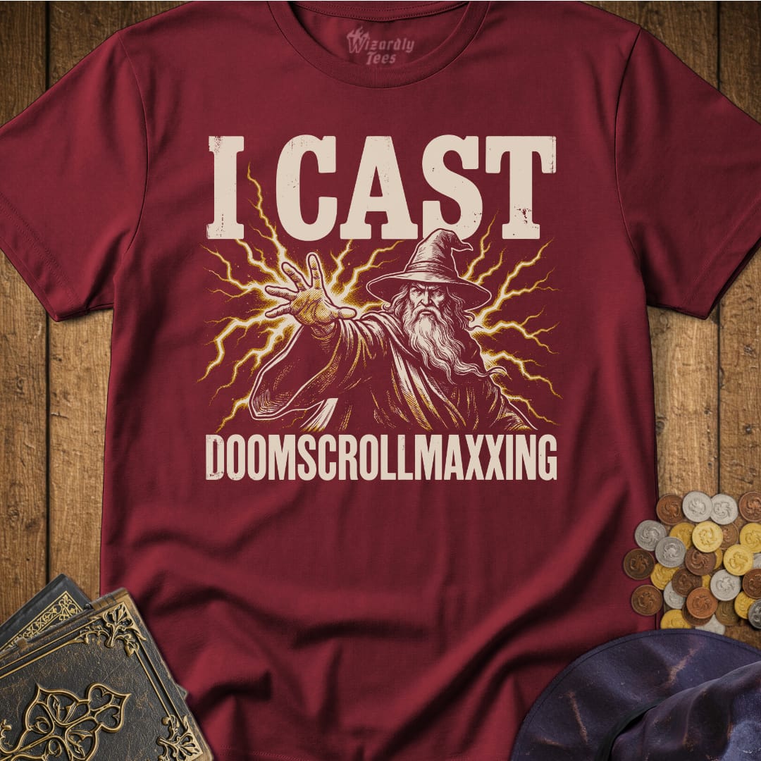 I Cast Doomscrollmaxxing T-Shirt