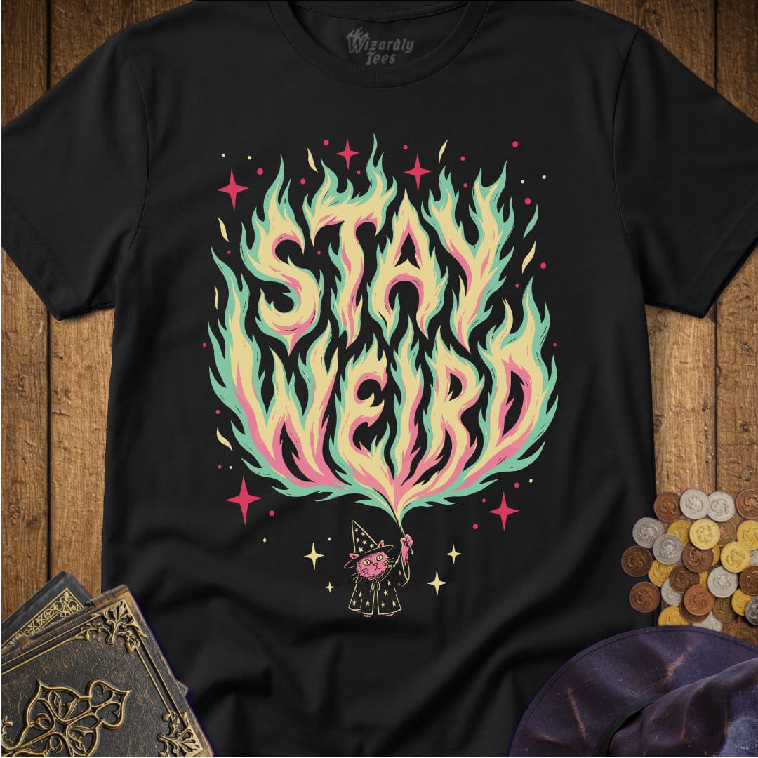Stay Weird Magic Flames_WD_Black.jpg