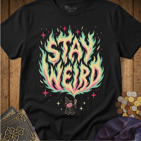 Stay Weird Magic Flames_WD_Black.jpg