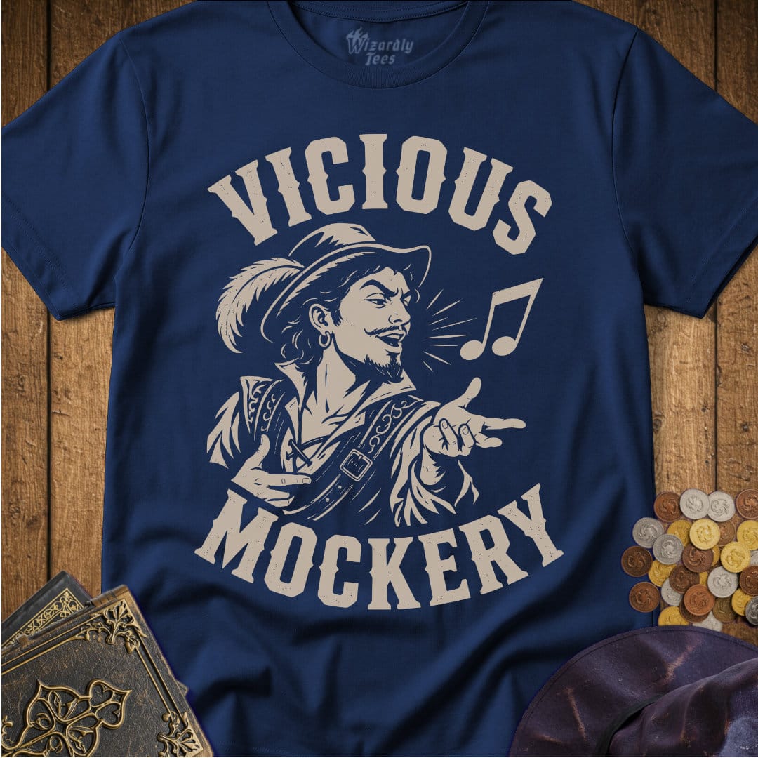 Vicious Mockery Song T-Shirt_WD_Navy.jpg