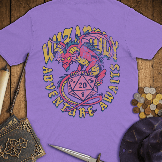 Adventure Awaits Dragon D20 Premium T-Shirt