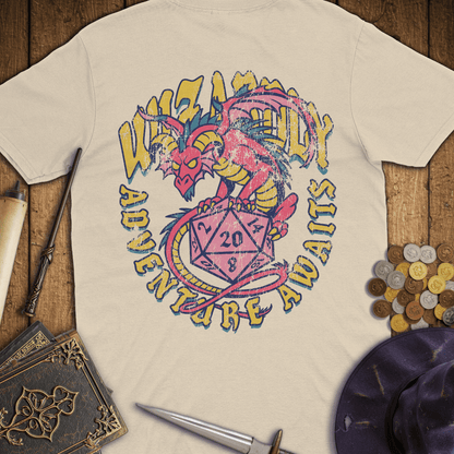 Adventure Awaits Dragon D20 Premium T-Shirt