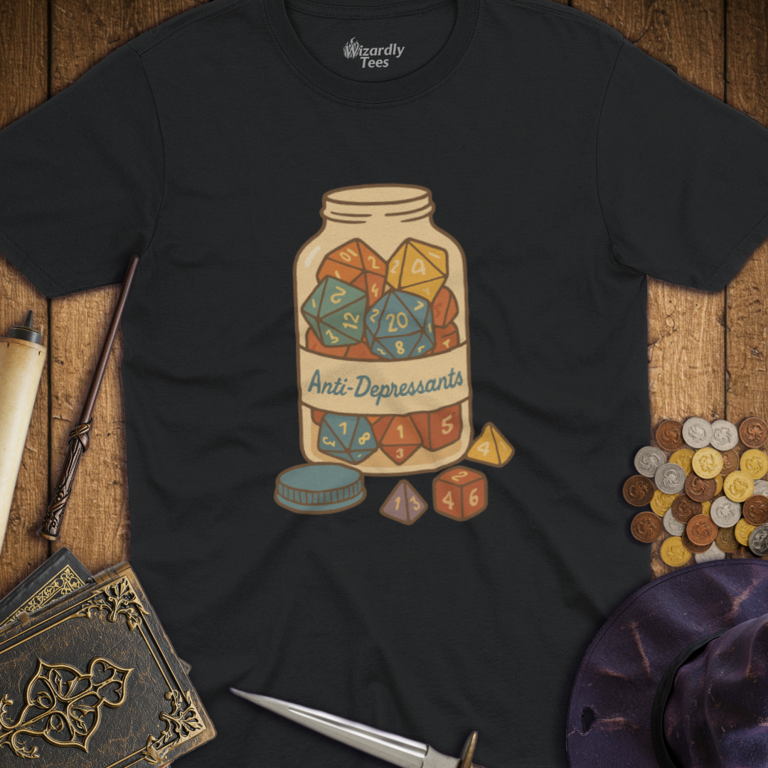Antidepressants Dice T-shirt
