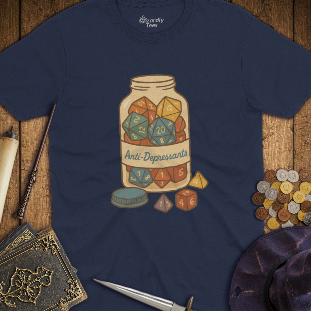 Antidepressants Dice T-shirt
