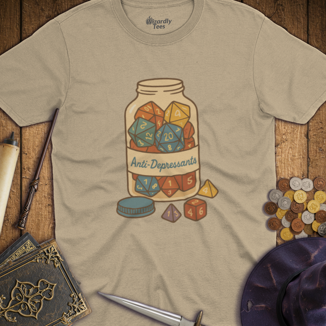 Antidepressants Dice T-shirt