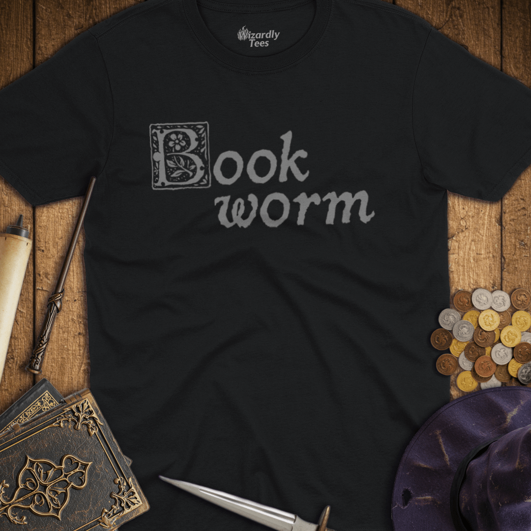 Book Worm Illuminated T-Shirt