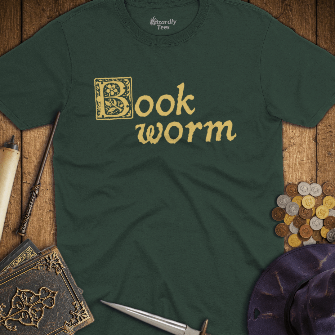 Book Worm Illuminated T-Shirt