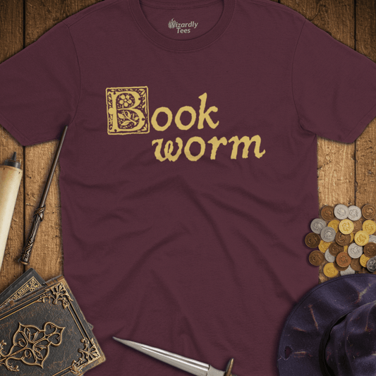 Book Worm Illuminated T-Shirt