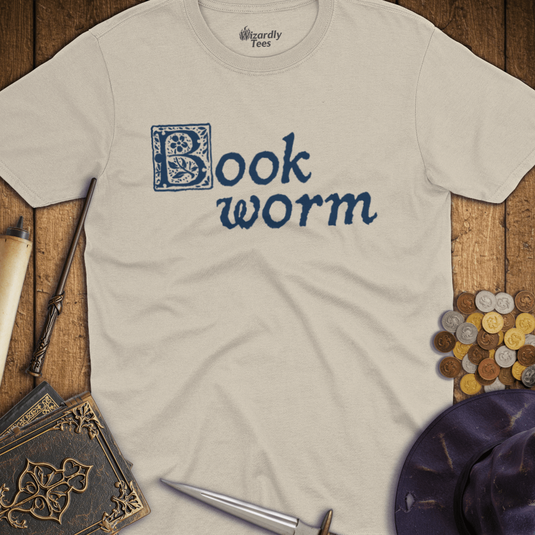 Book Worm Illuminated T-Shirt