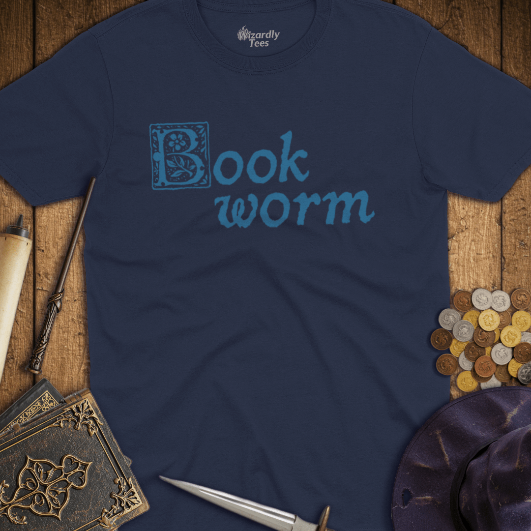 Book Worm Illuminated T-Shirt