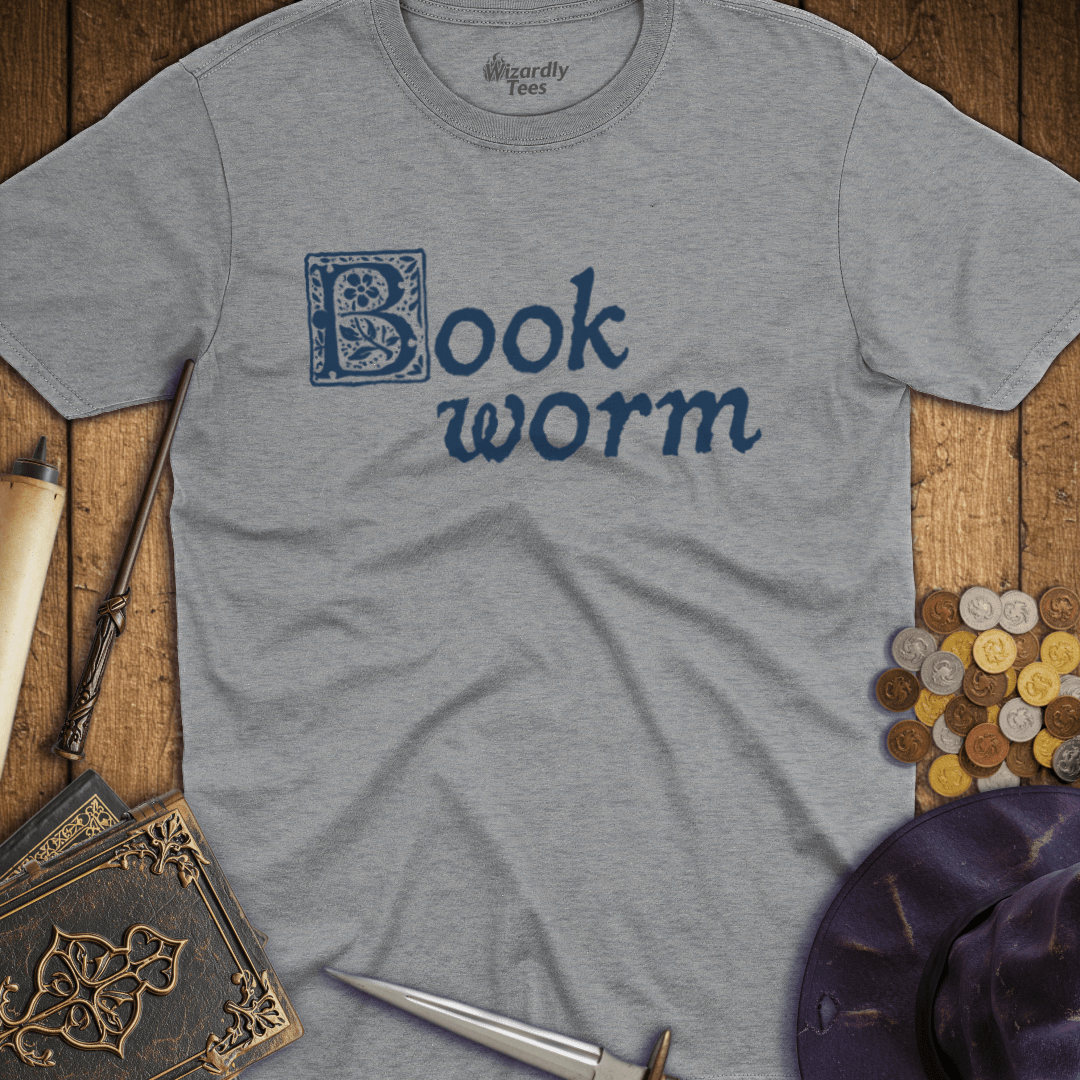 Book Worm Illuminated T-Shirt