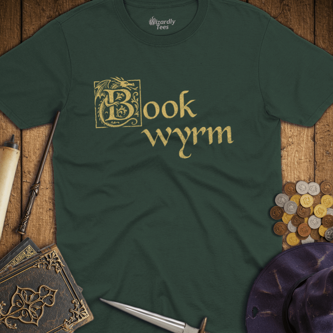 Book Wyrm Illuminated T-Shirt
