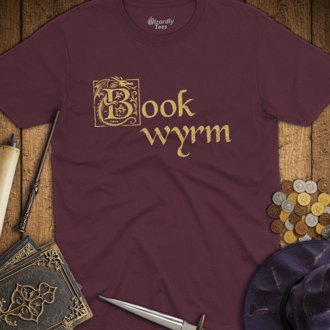Book Wyrm Illuminated T-Shirt