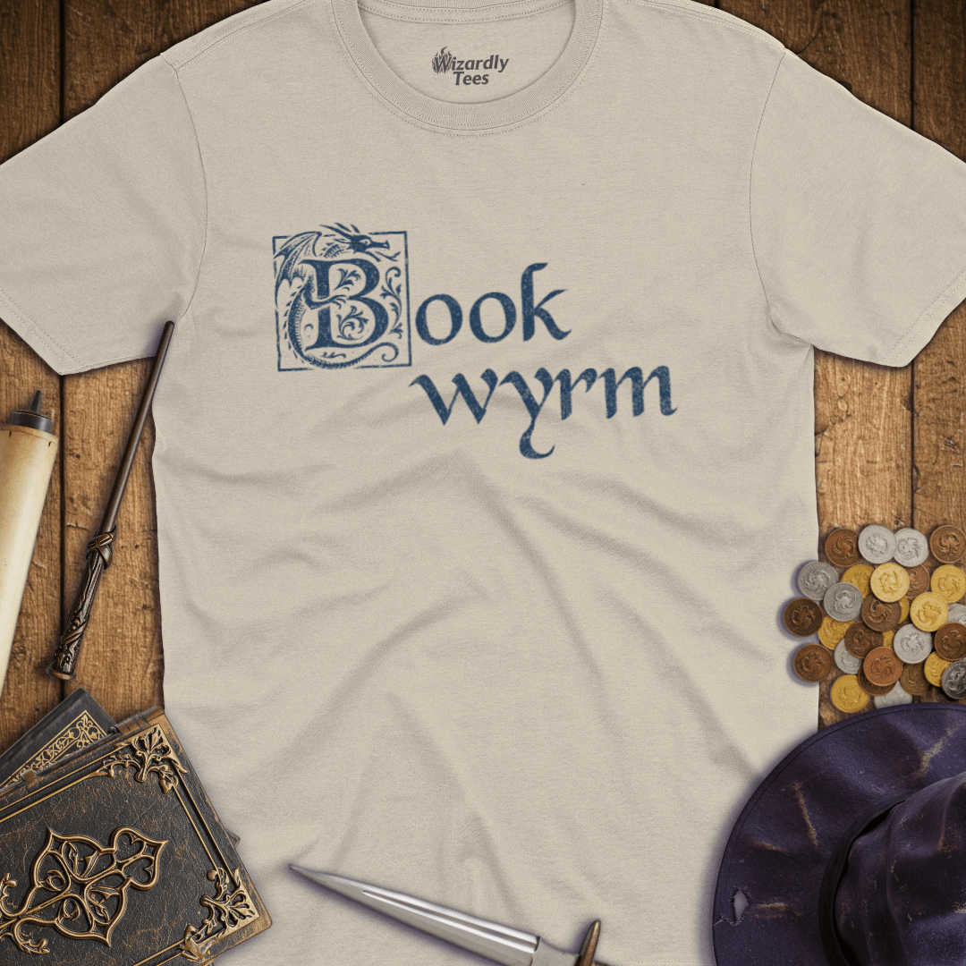 Book Wyrm Illuminated T-Shirt