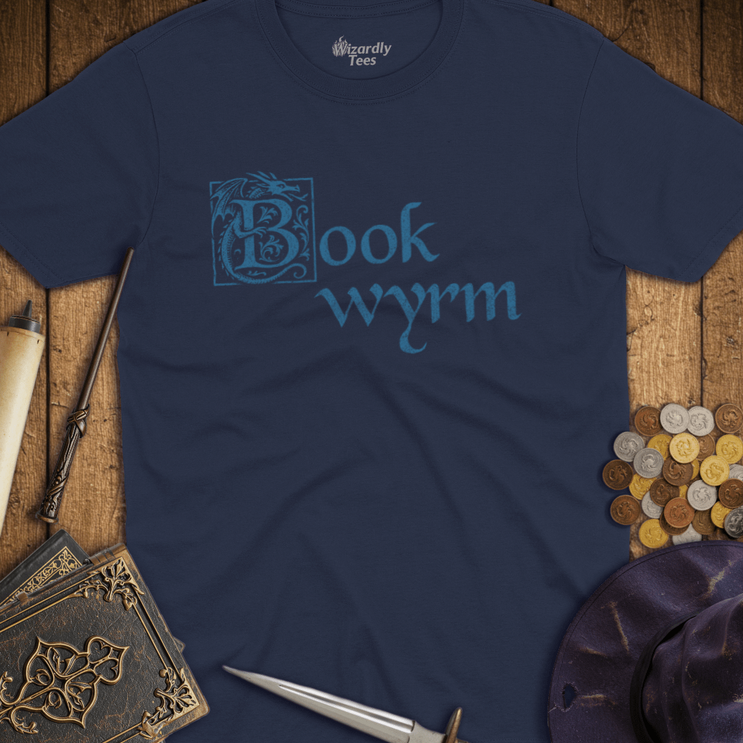 Book Wyrm Illuminated T-Shirt
