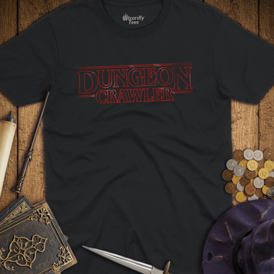 Dungeon Crawler Stranger Things Style T-Shirt