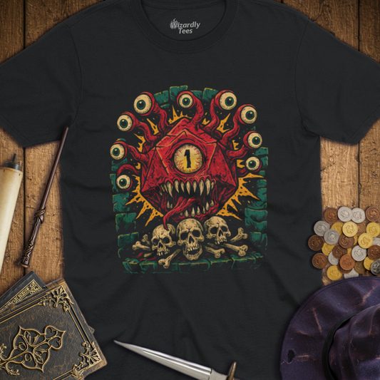 Eye of the Beholder D20 T-shirt