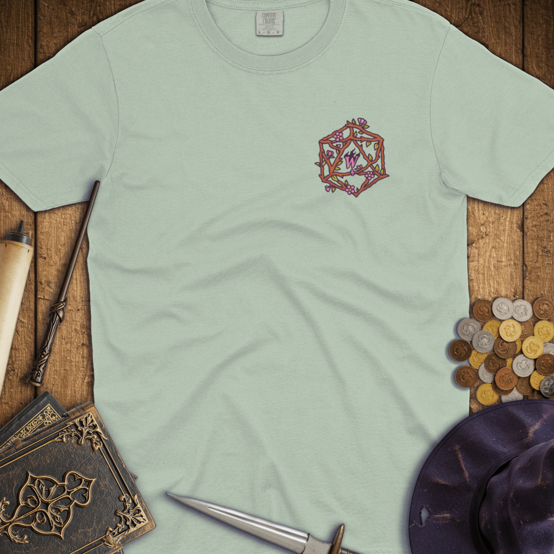 Floral D20 Premium T-Shirt