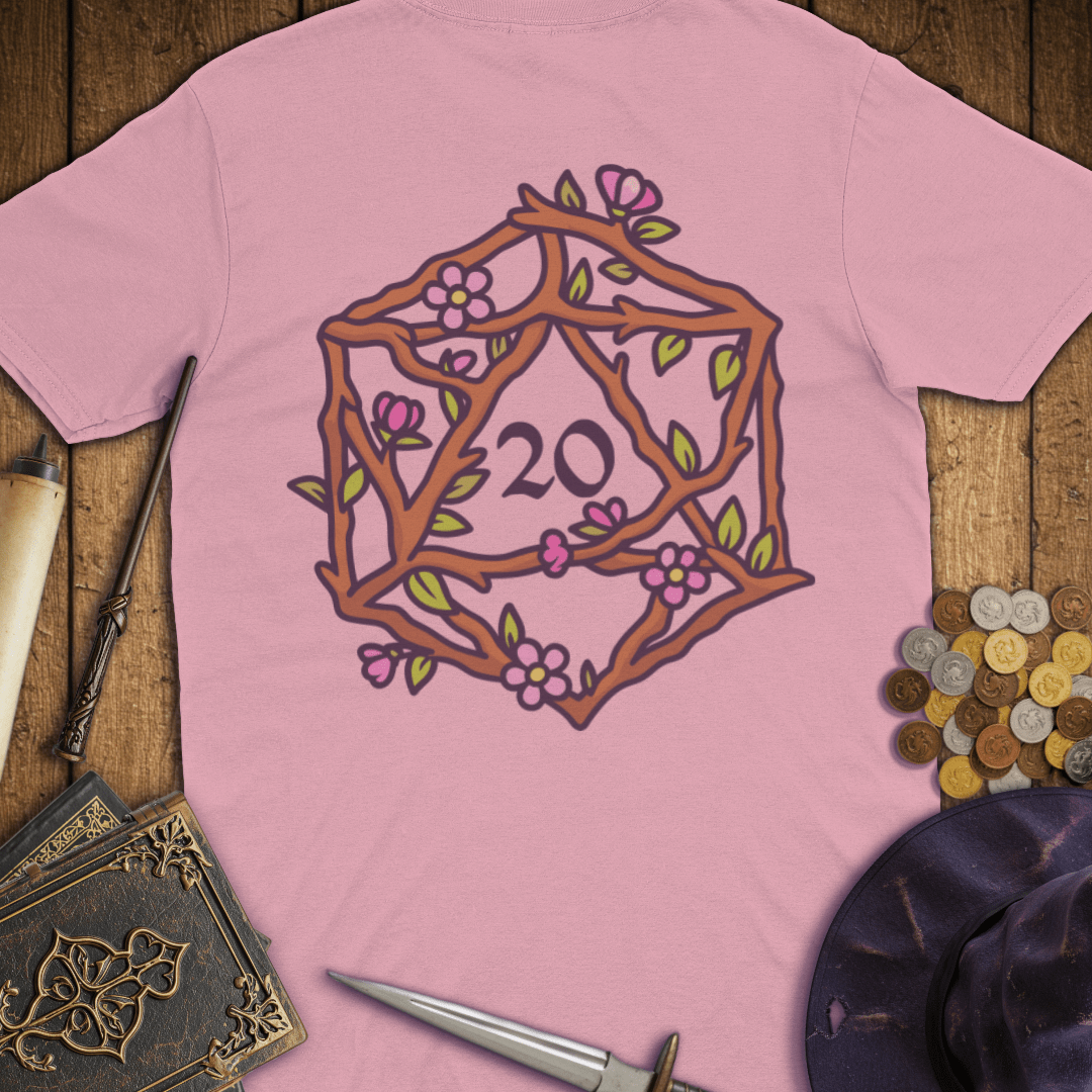 Floral D20 Premium T-Shirt