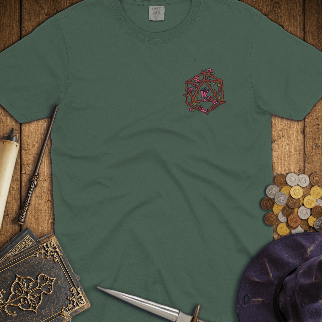 Floral D20 Premium T-Shirt