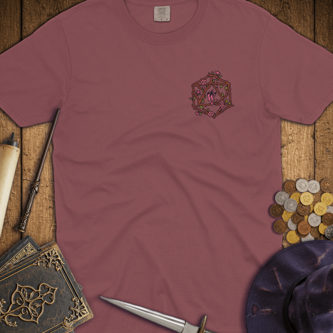 Floral D20 Premium T-Shirt