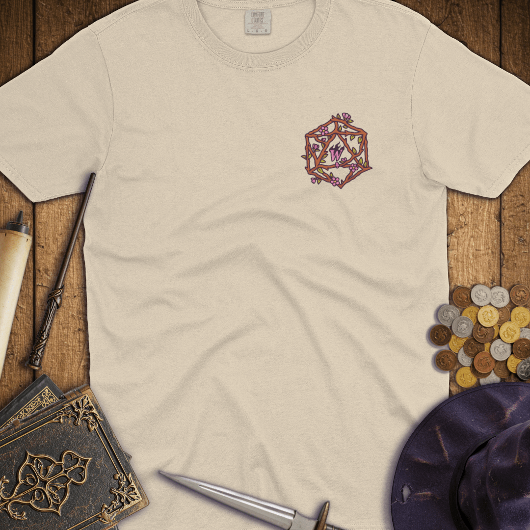 Floral D20 Premium T-Shirt