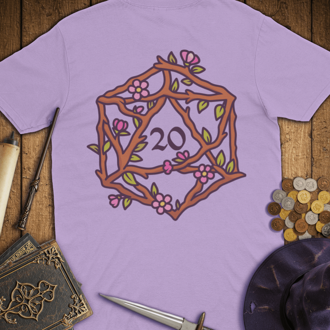 Floral D20 Premium T-Shirt