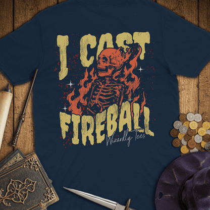 I Cast Fireball Orange Premium T-Shirt