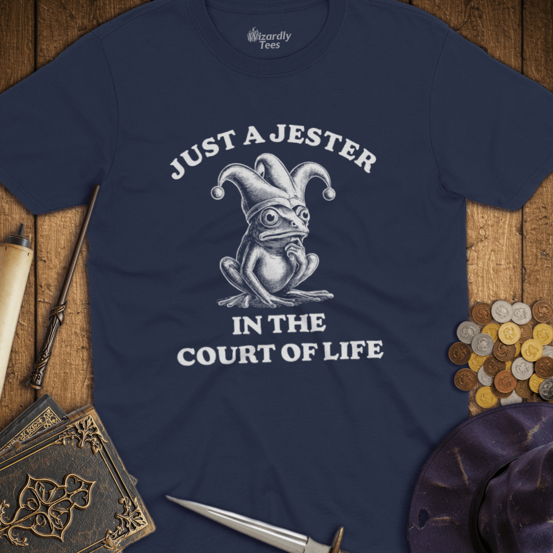 Just a Jester In The Court Of Life Frog T-Shirt